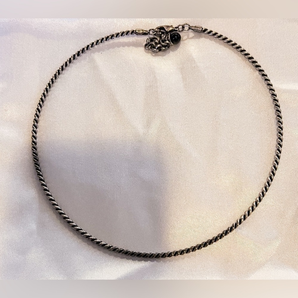 Boston Proper Sterling Silver Choker Necklace